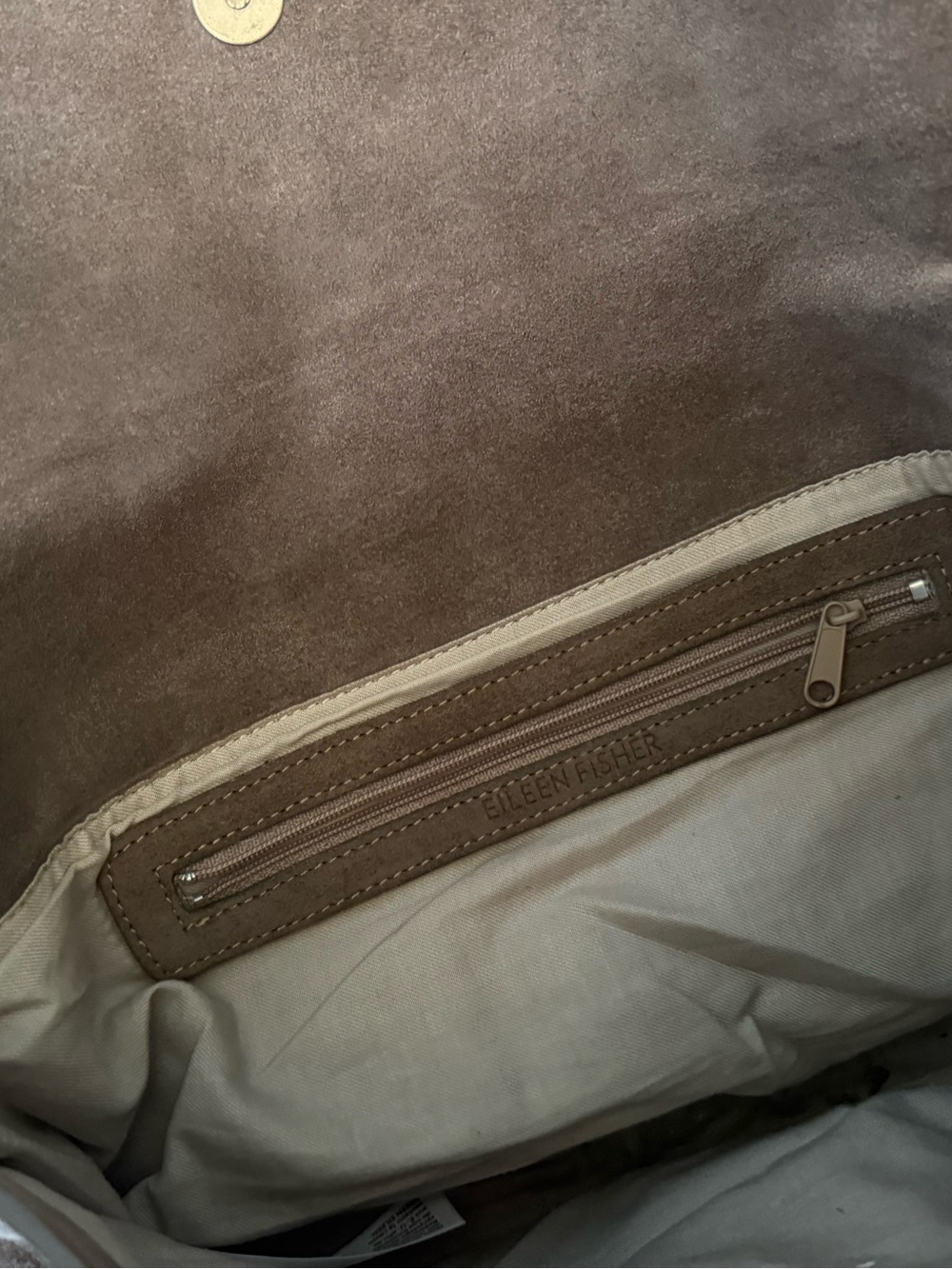 Eileen fisher suede purse - Picture 7 of 10